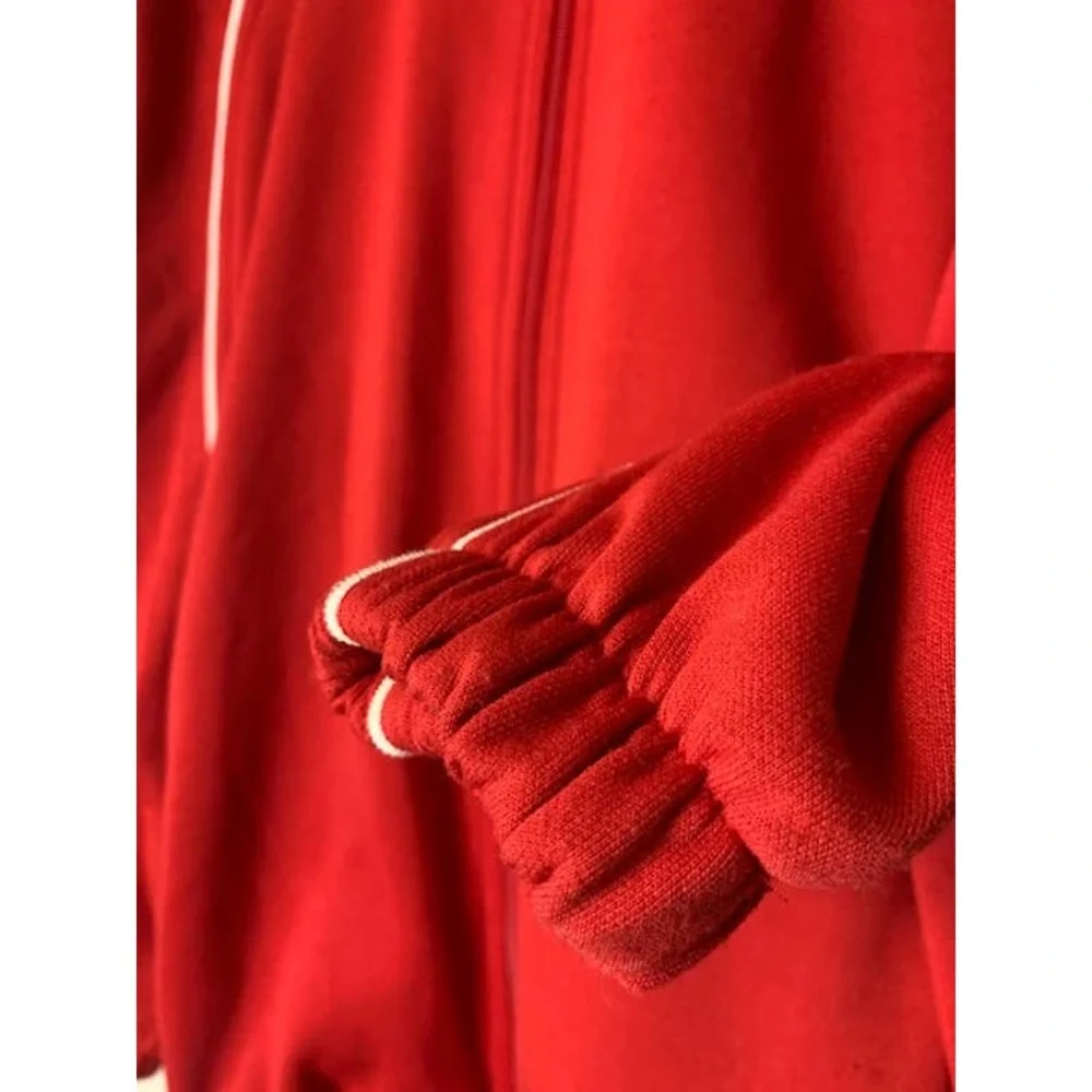 REEBOK Red Track Suit Zip Up Jacket - Picture 3 of 9